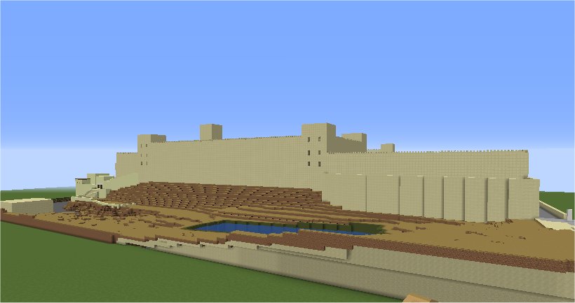 Herod's Temple in Minecraft -Norma